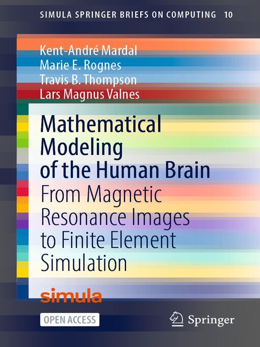 Title details for Mathematical Modeling of the Human Brain by Kent-André Mardal - Available